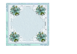 Lovely Lilies In lace Frame Sympathy INSERT