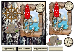 Male Card Gone Fishing 4