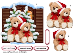 Cute Christmas Teddies
