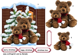 Cute Christmas  Teddies 2