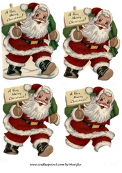 Vintage Santa Step By Step 4