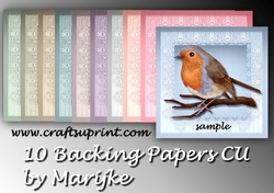Bumperkit CU 10 Beautiful Backing papers