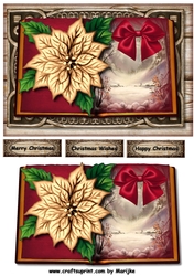 Christmas Book & Poinsettias 2