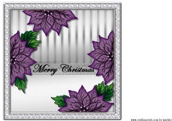 Insert Christmas Poinsettias 2