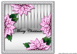 Insert Christmas Poinsettias 4