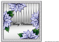 Insert Christmas Poinsettias 3