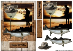 Male Card Gone Fishing 3
