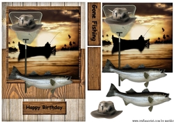 Male Card Gone Fishing 4