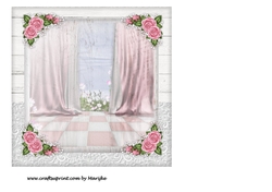 Vintage Dress & Roses INSERT