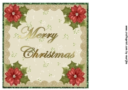 Christmas Animals INSERT MERRY CHRISTMAS