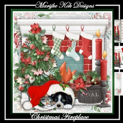 Christmas Fireplace Mini Kit