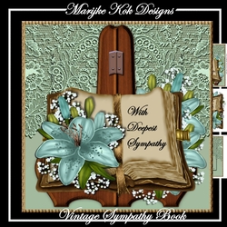Vintage Sympathy Book Mini Kit