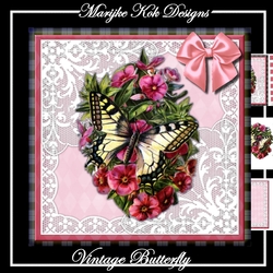 Vintage Butterfly & Bow MiniKit
