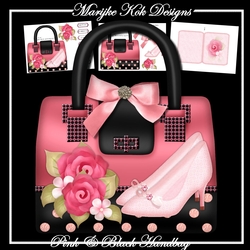 Pink & Black Handbag Mini Kit