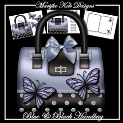 Blue & Black Handbag Mini Kit