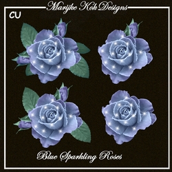 CU Blue Sparkling Roses
