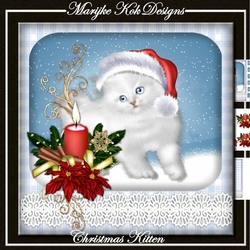 Christmas Kitten & Candle Mini Kit
