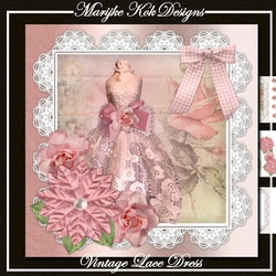 Vintage lace Dress Mini Kit