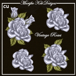 CU Vintage Roses