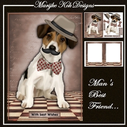 Male card mans best Friend Mini Kit