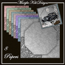 Octagon backing papers