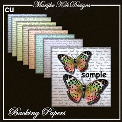CU backing papers Words