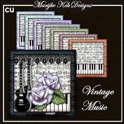 CU Vintage Music Toppers
