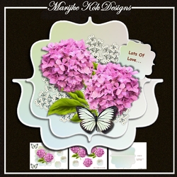 Over The Edge Hydrangea & Butterfly Mini Kit