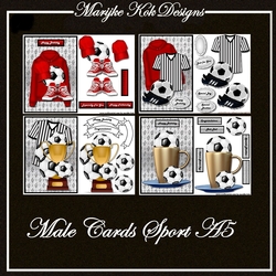 4 Male cards Sport