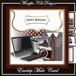 Envelop Male card Mini Kit