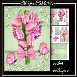 Bouquet Pink Flowers Mini Kit