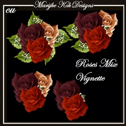 CU Mixed Roses