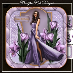Beautiful Lady & Amaryllis Mini Kit
