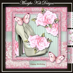 Gorgeous Shoes & Pink Pastel Roses