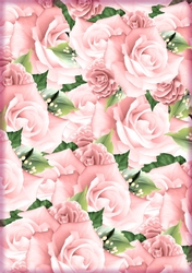 A4 Background Pink Pastel Roses