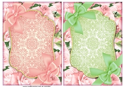 Roses Beauty 3 Card toppers