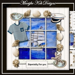 Seaview Window  Male Card Mini Kit