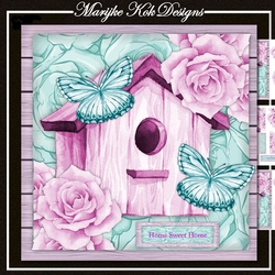 Vintage Birdhouse New Home 2