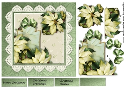 Classic Christmas poinsettias