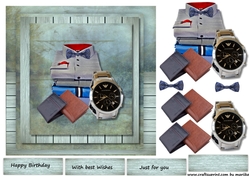 Male Card Clothes & Watch