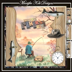 Male Card Gone Fishing Mini Kit