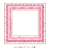 New Baby GIRL Quick card INSERT