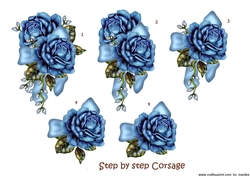 Step By Step beautiful Roses Corsage