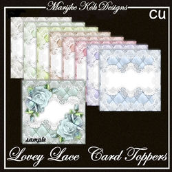 Lovely Lace Backing Toppers CU