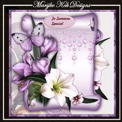 Vintage Scroll Amazing Amaryllis Mini Kit