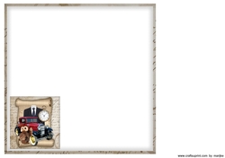 Insert male card Vintage Sroll cup894289_936