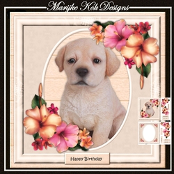 Cute Golden Lab Puppy Mini Kit