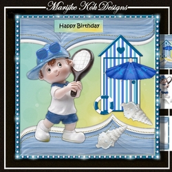 Fun at the beach birthday boy mini kit