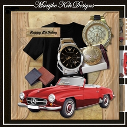 Male card Birthday Time Mini Kit
