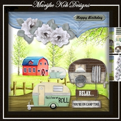 Male card Camping Mini Kit